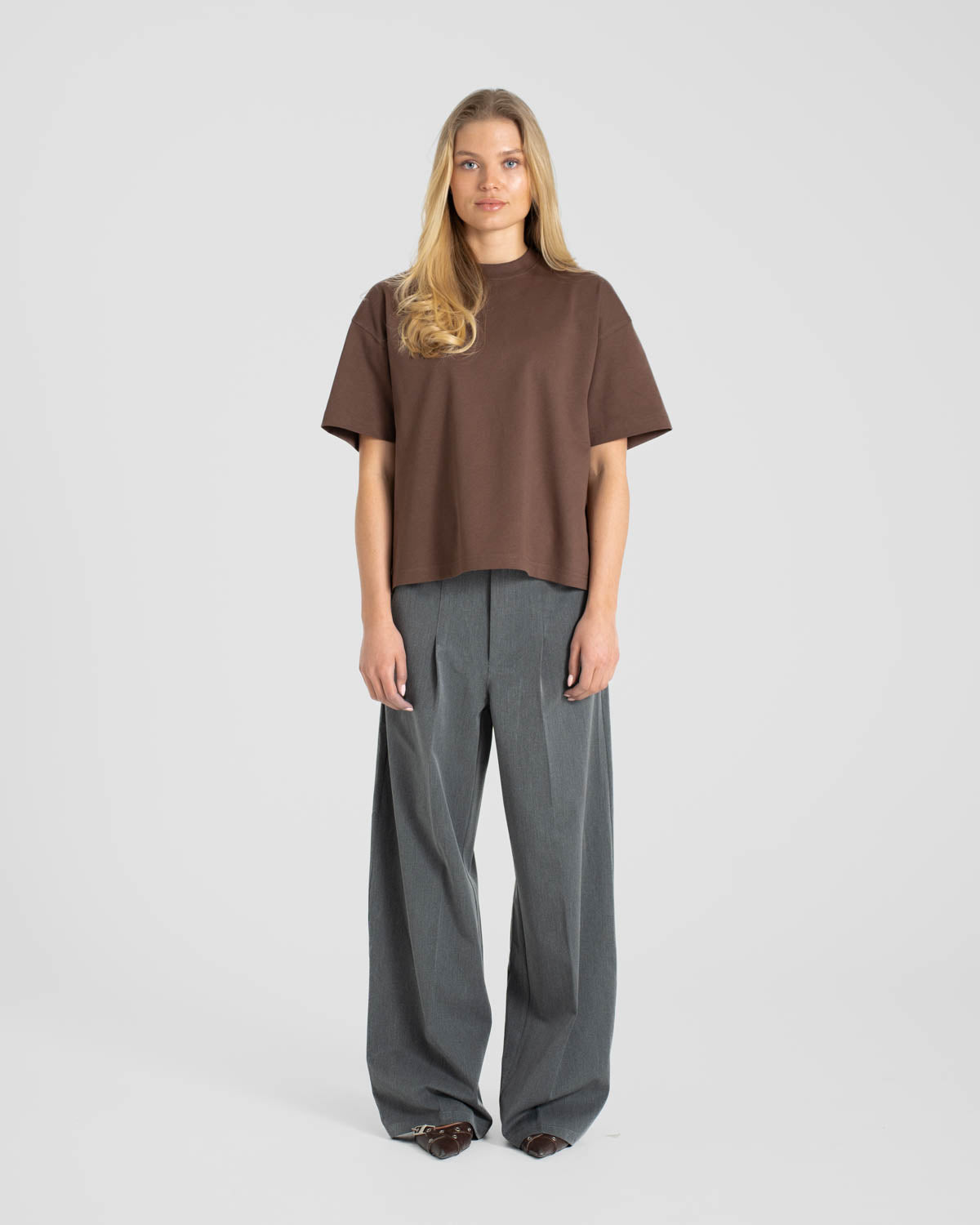 Blank T-Shirt Brown
